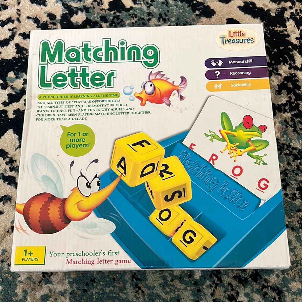 Matching letter game